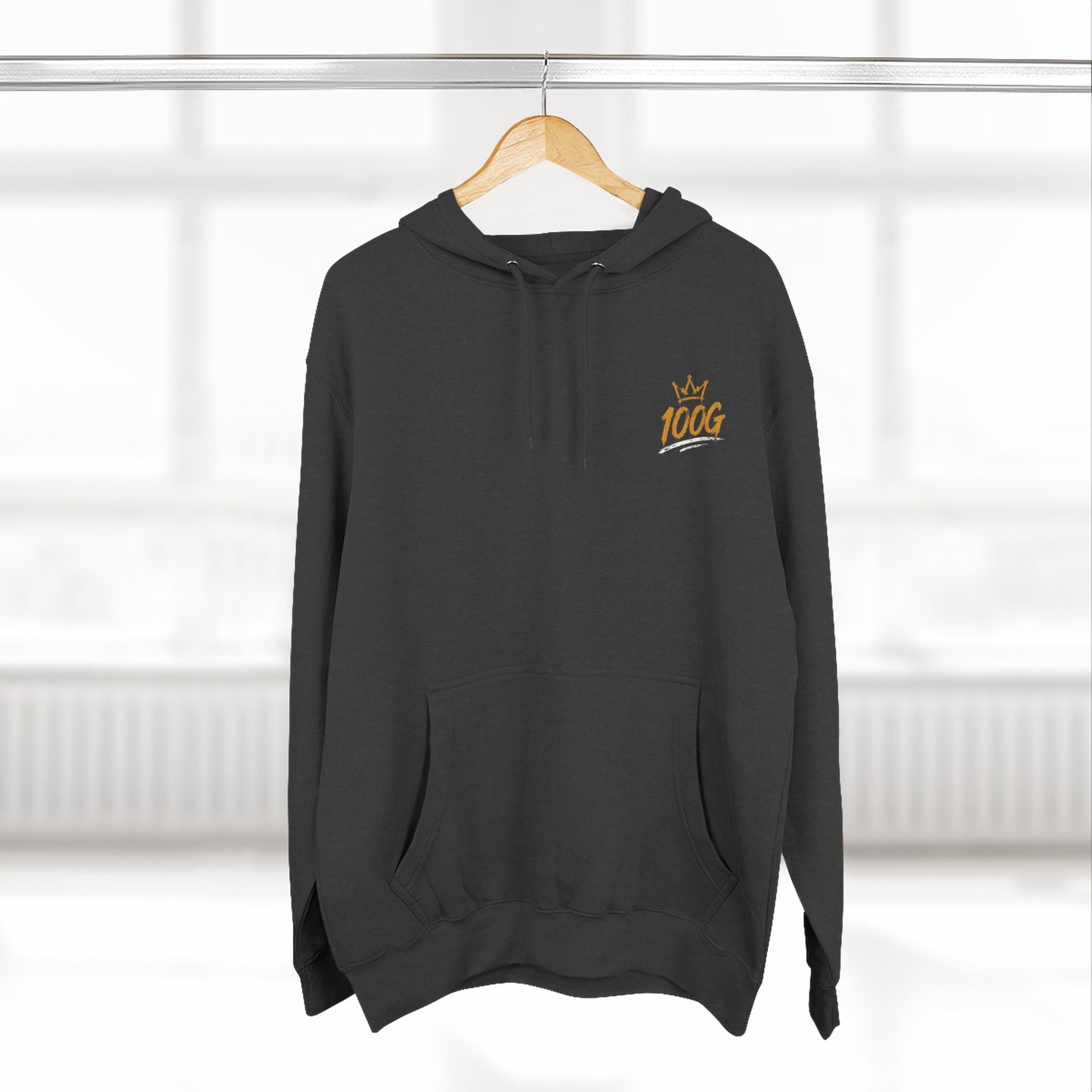 Success Sketch Hoodie — Motivational 100G Graphic Fleece Hoodie