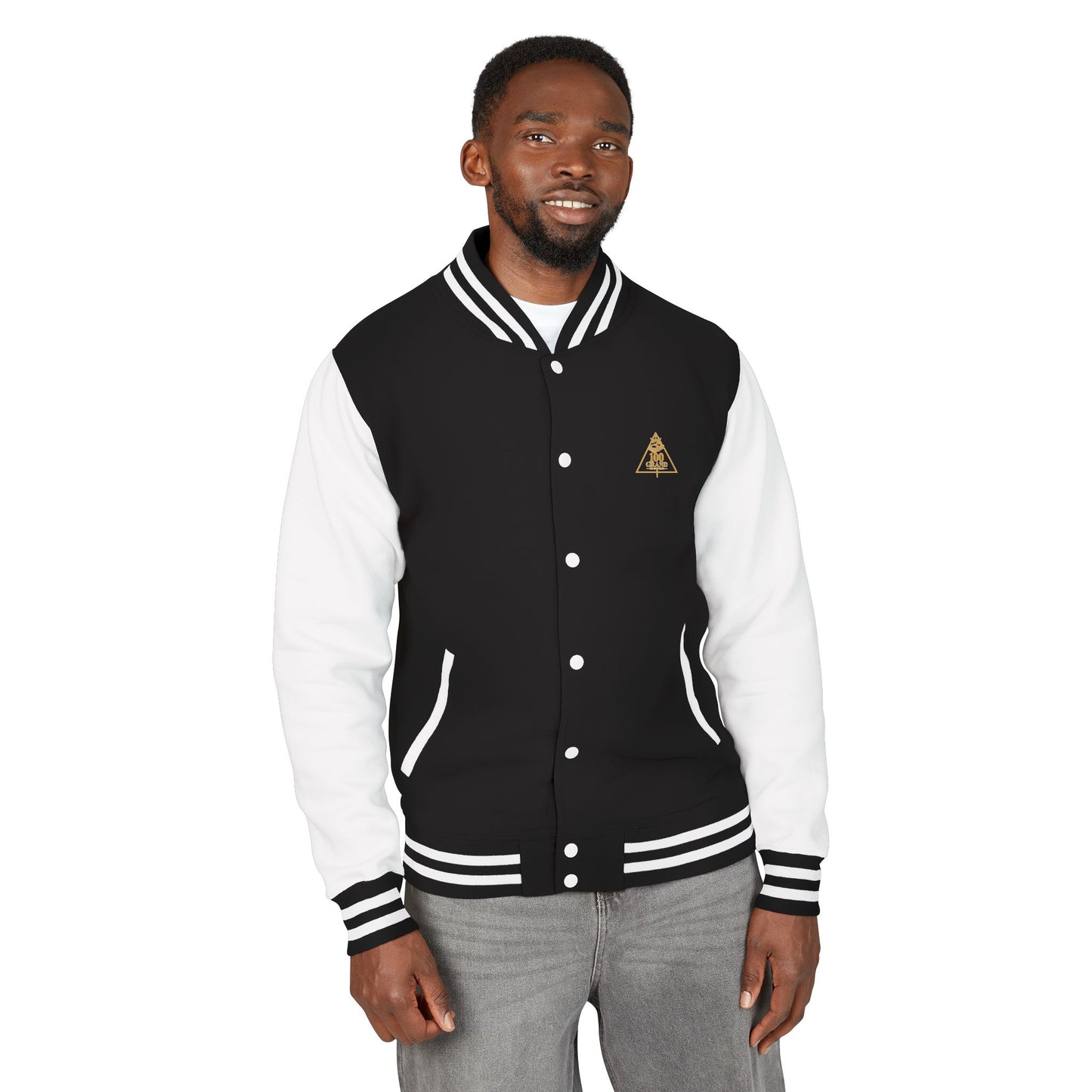Letterman Jacket — Urban Skyline Graffiti 'From the Bottom to the Top'