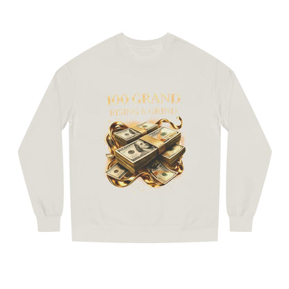 100 Grand Rising & Grind Sweatshirt — Money Stack Graphic Crewneck