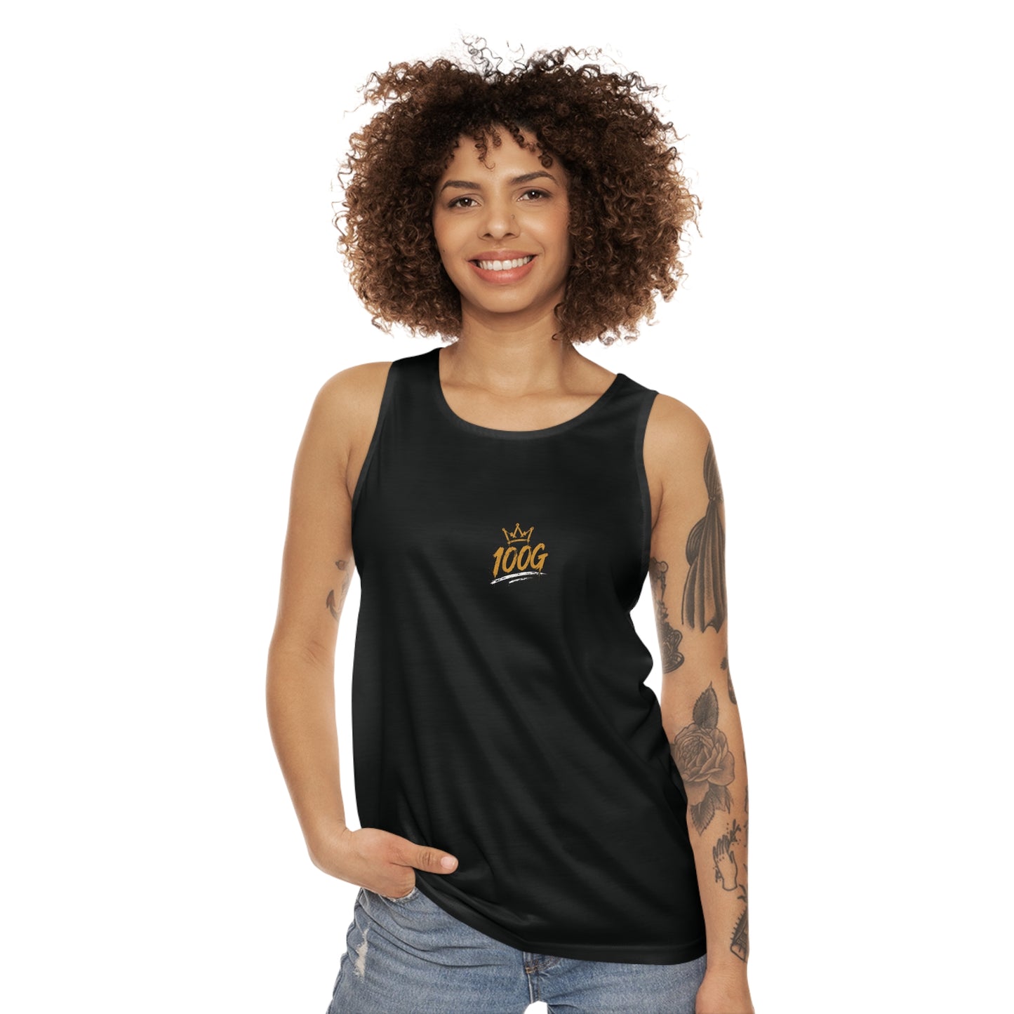 Motivational Hustle Tank Top — "It's Not Luck, It's a Lifestyle"
