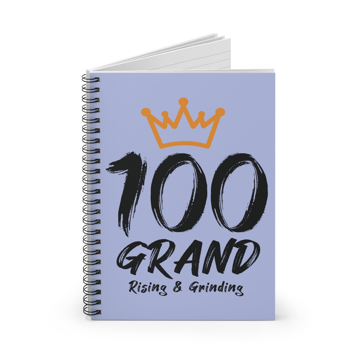 100 Grand Notebook — Rising & Grinding Spiral Journal