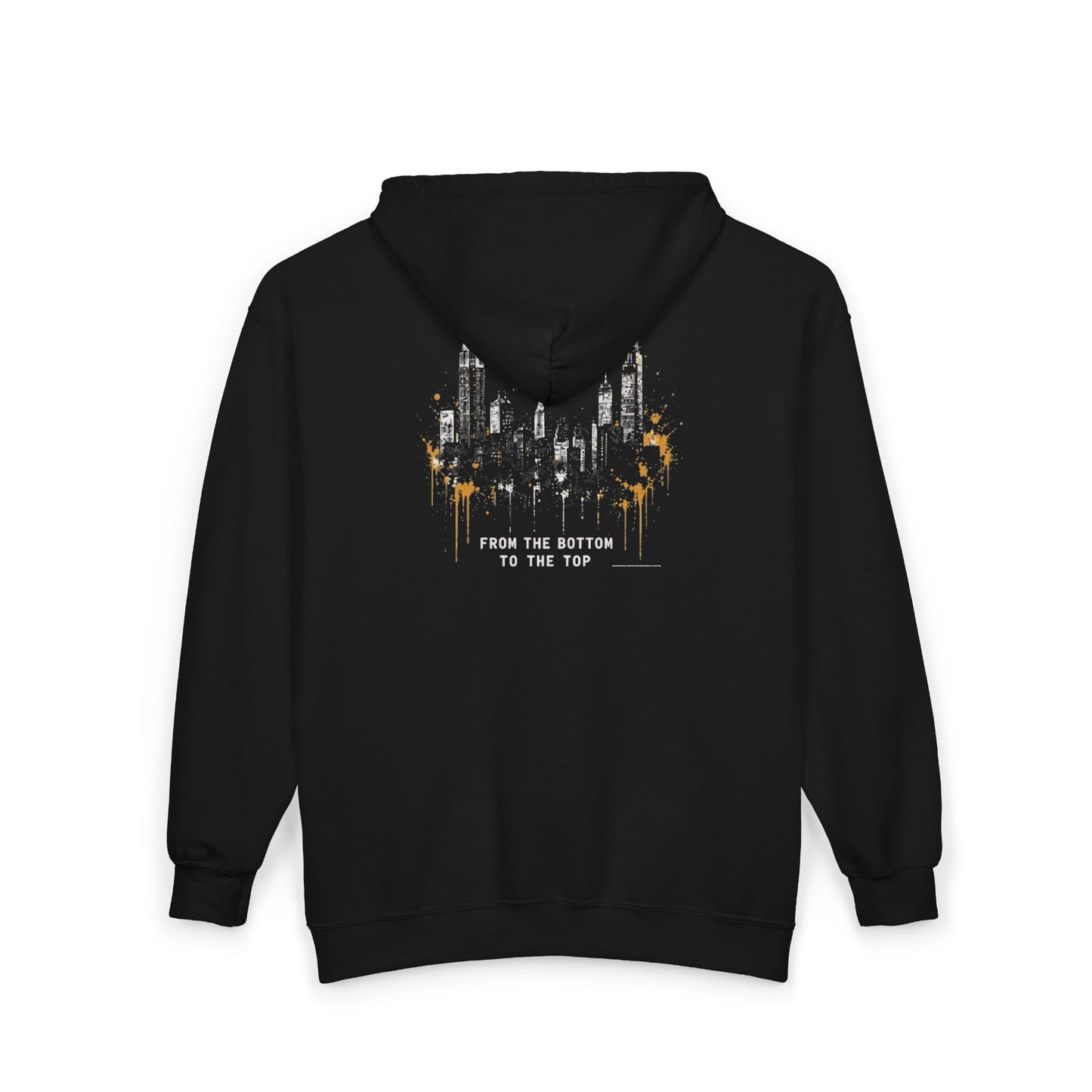Zip Hoodie — "It's Not Luck, It's a Lifestyle" Streetwear Zip-Up