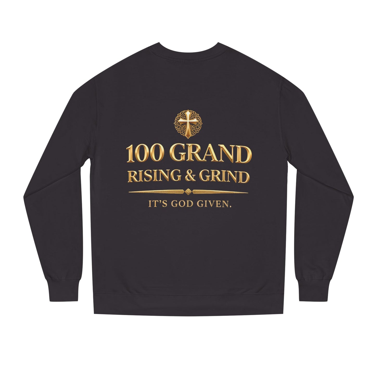 100 Grand Rising & Grind Sweatshirt — Money Stack Graphic Crewneck