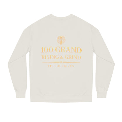 100 Grand Rising & Grind Sweatshirt — Money Stack Graphic Crewneck
