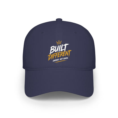 100G Crown Embroidered Baseball Cap — Low Profile Gold Script Hat
