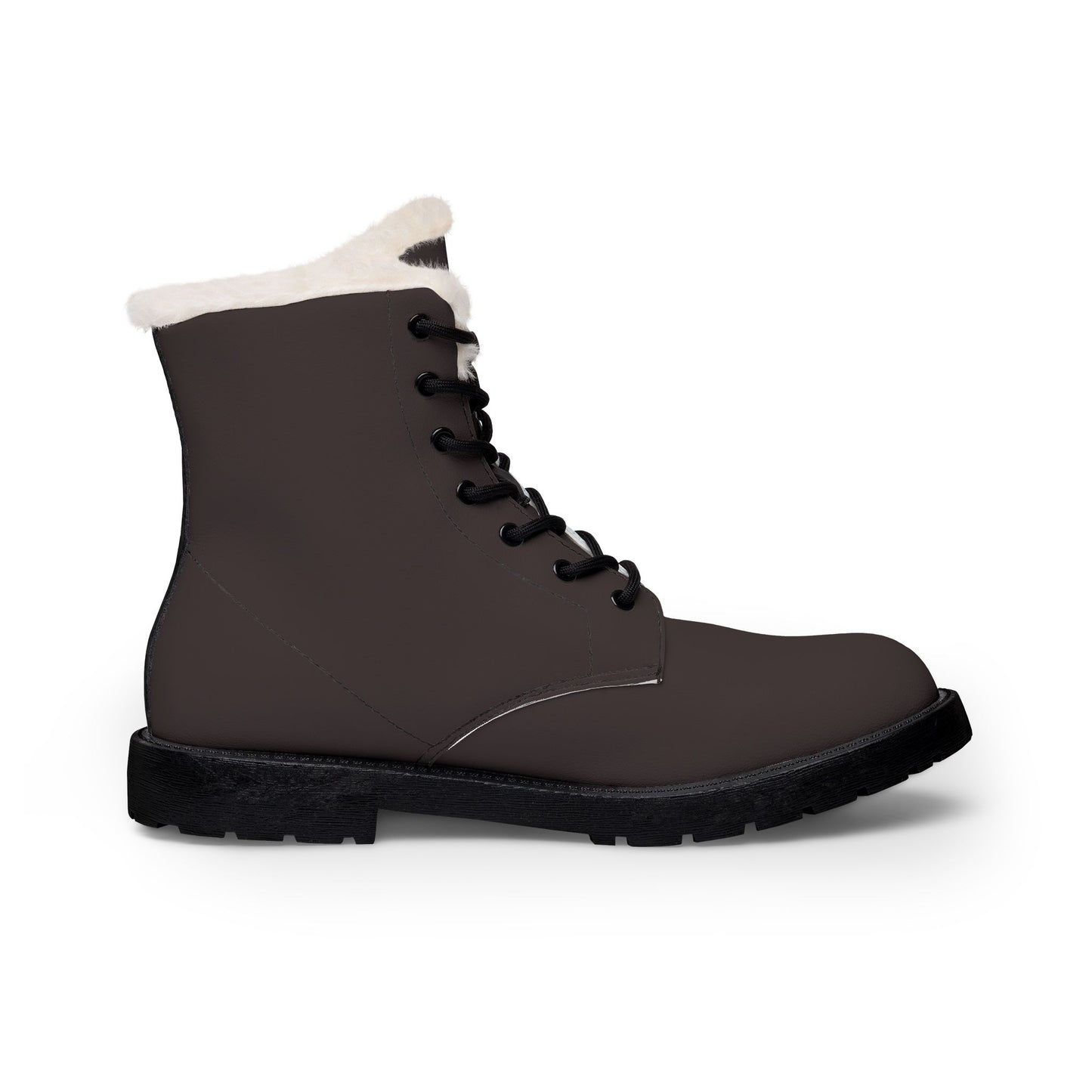 Men's Fur-Lined Leather Boots — Insulated Winter Work & Casual Boots (100G Warmth)