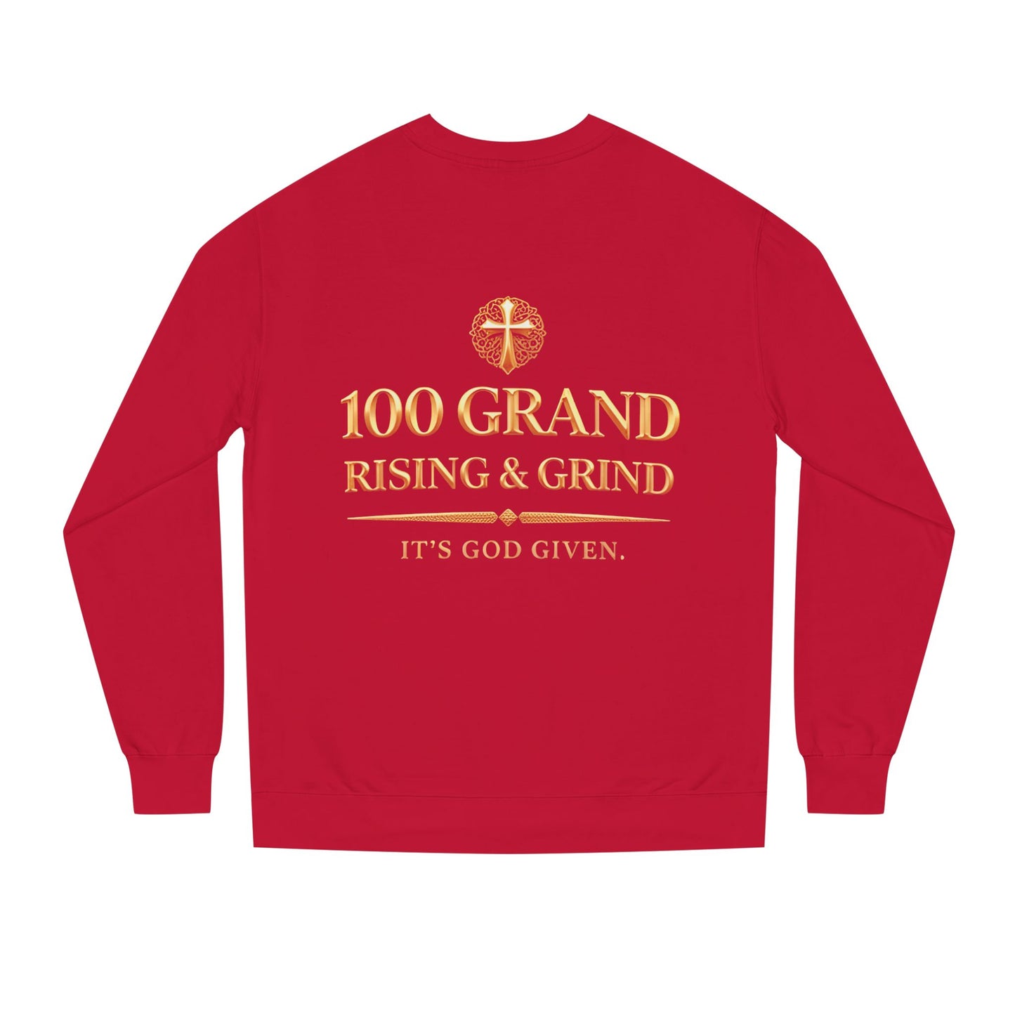 100 Grand Rising & Grind Sweatshirt — Money Stack Graphic Crewneck
