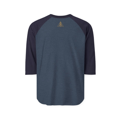 100 Grand Crown Raglan Shirt — '100 Grand' Motivational Baseball Tee