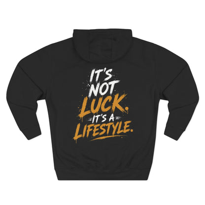 Success Sketch Hoodie — Motivational 100G Graphic Fleece Hoodie