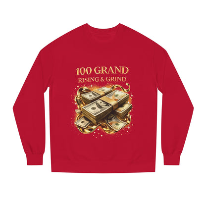 100 Grand Rising & Grind Sweatshirt — Money Stack Graphic Crewneck