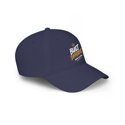 100G Crown Embroidered Baseball Cap — Low Profile Gold Script Hat