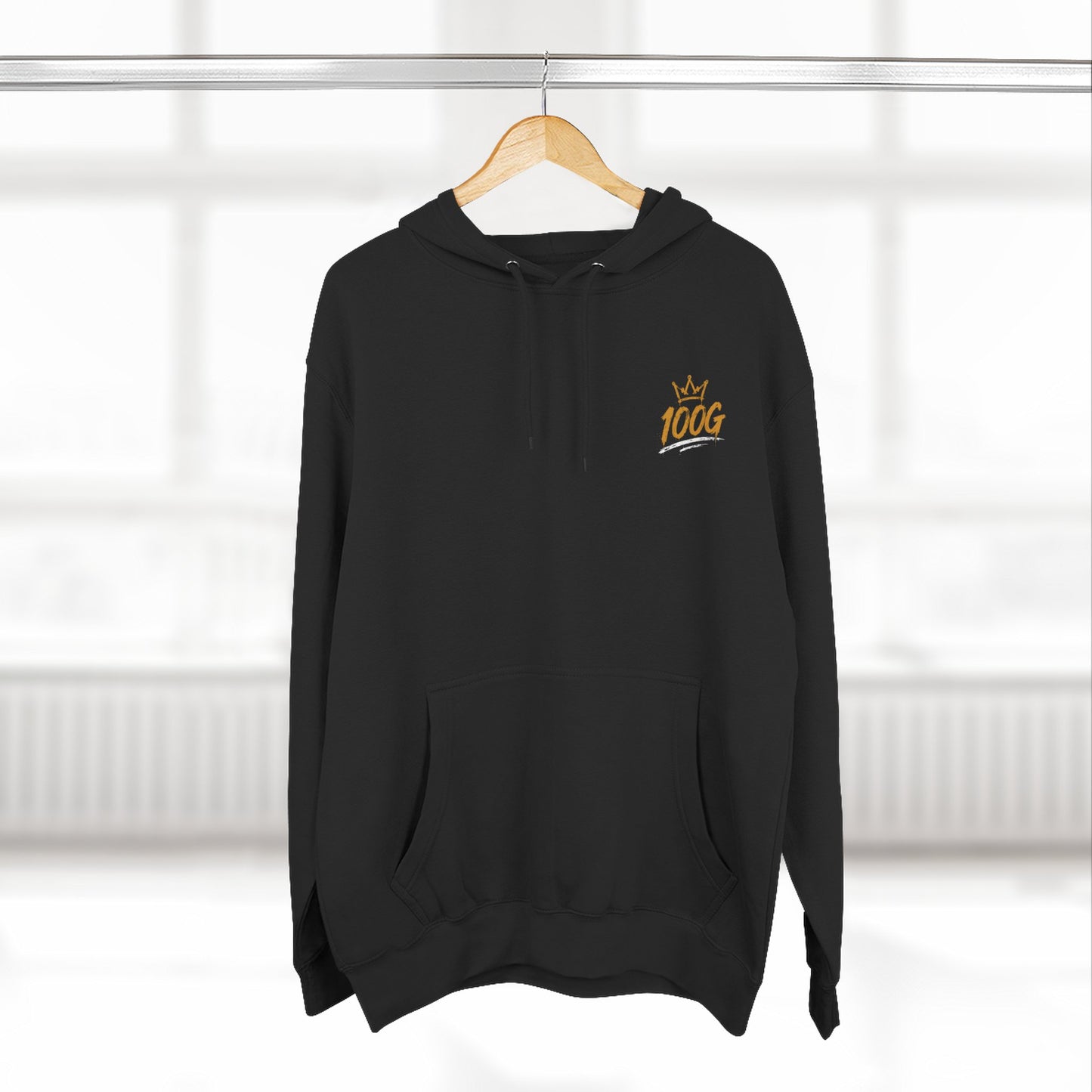 Success Sketch Hoodie — Motivational 100G Graphic Fleece Hoodie