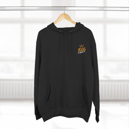 Success Sketch Hoodie — Motivational 100G Graphic Fleece Hoodie