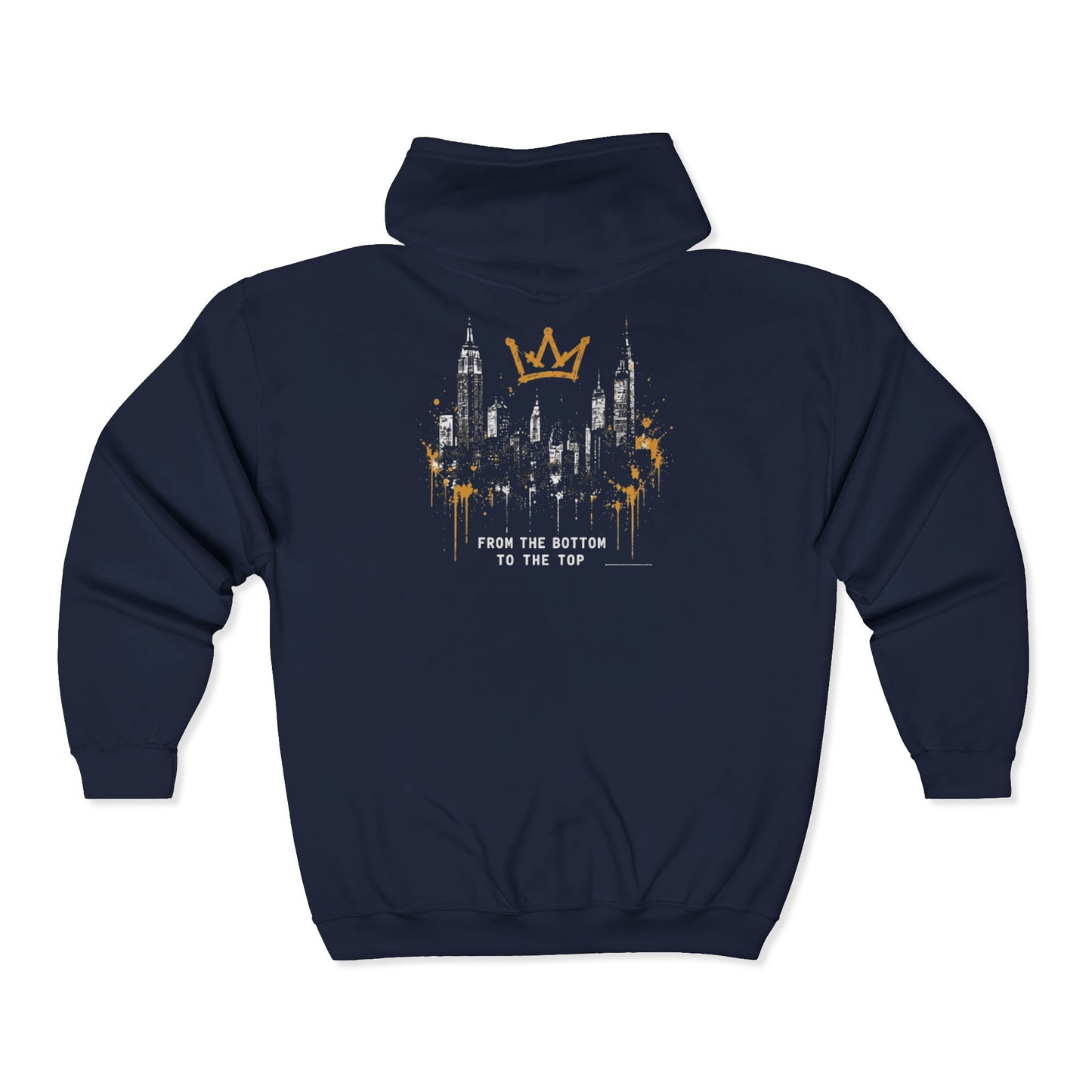 Zip Hoodie — "It's Not Luck, It's a Lifestyle" Streetwear Zip-Up