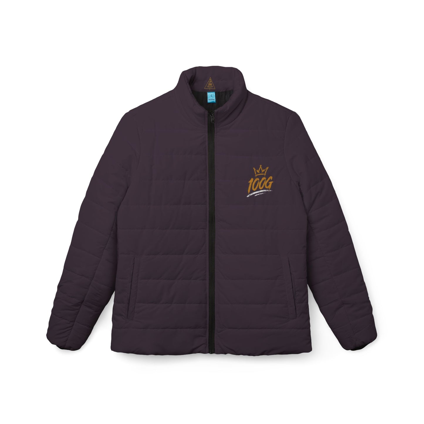 Built Different Women’s Puffer Jacket - 'Built Different. Earned, Not Given.' Quilted Winter Coat