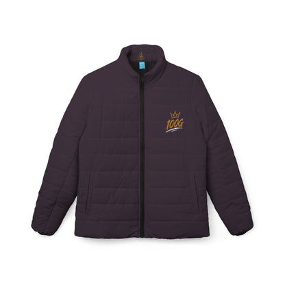 Built Different Women’s Puffer Jacket - 'Built Different. Earned, Not Given.' Quilted Winter Coat